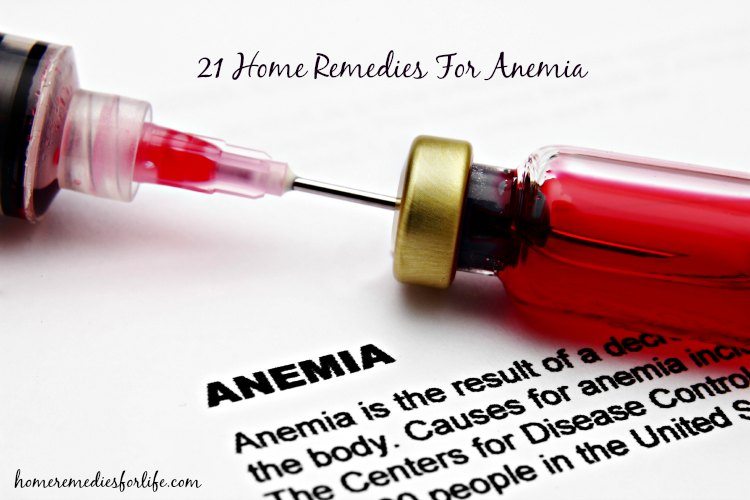 21 DIY Remedios caseros para la anemia
