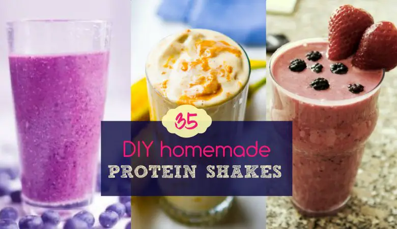 35 DIY batidos de proteínas caseros