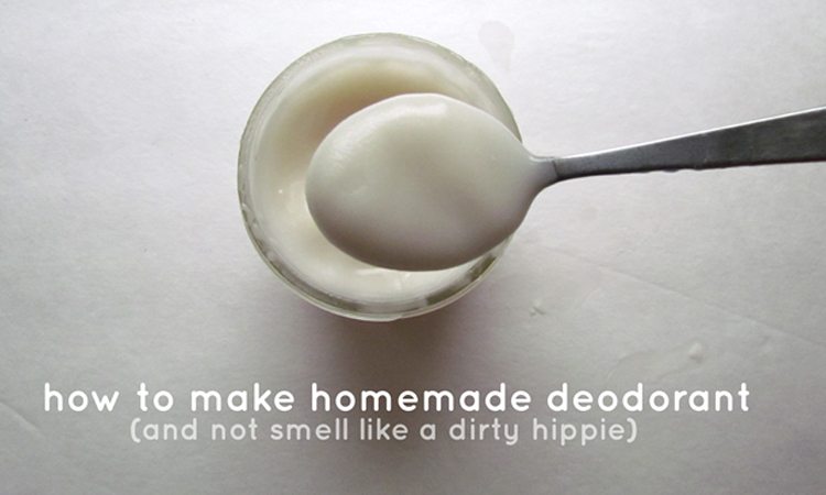 Homemade coco Desodorante