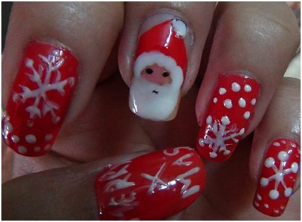 Navidad Diseño de uñas de arte