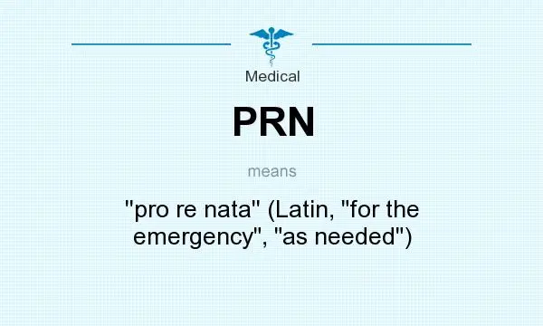 Qué significa PRN