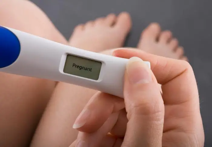 prueba de embarazo positiva después del aborto