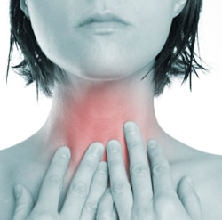 Dolor de garganta causado por alergias