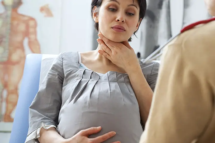 dolor de garganta durante el embarazo