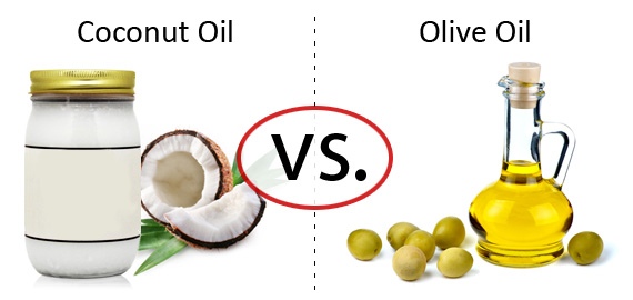 Aceite de oliva vs aceite de coco